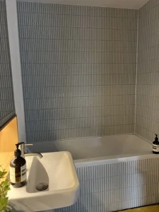 Modern bathroom finished in North London