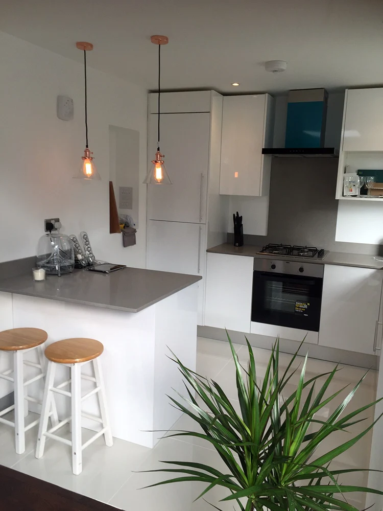 Modern kitchen installation in North London