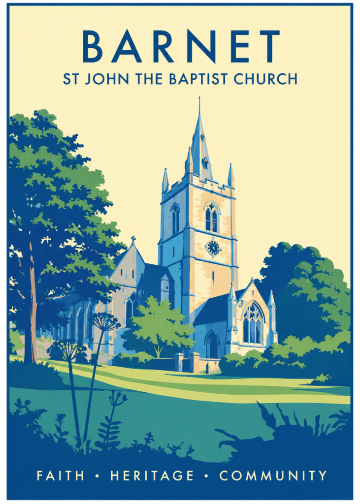 St John the Baptist Barnet local landmark - Tradie Tom handyman services